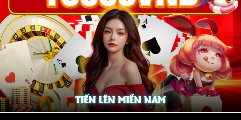 Giao diện chính của trò chơi Tiến Lên Miền Nam trên nền tảng iBet, hiển thị bàn chơi và các lá bài.
